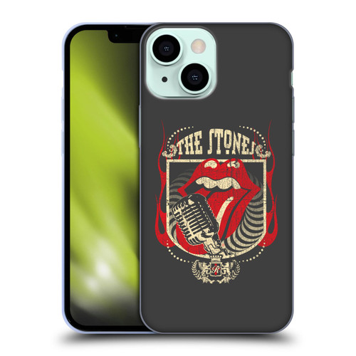 The Rolling Stones Key Art Jumbo Tongue Soft Gel Case for Apple iPhone 13 Mini