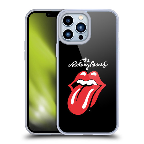 The Rolling Stones Key Art Tongue Classic Soft Gel Case for Apple iPhone 13 Pro Max
