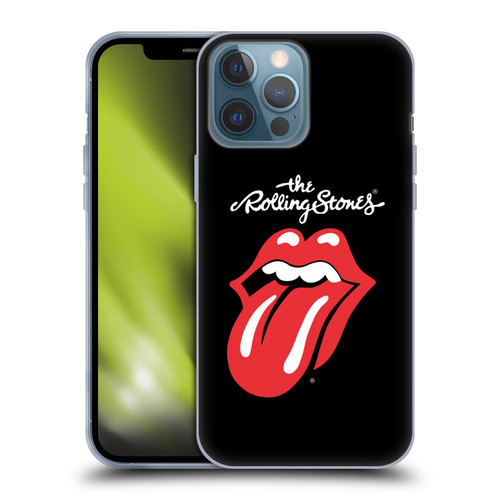The Rolling Stones Key Art Tongue Classic Soft Gel Case for Apple iPhone 13 Pro Max