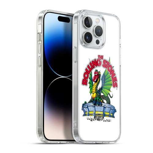 The Rolling Stones Key Art Dragon Soft Gel Case for Apple iPhone 13 Pro Max & MagSafe