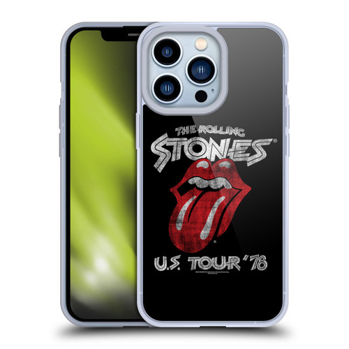 The Rolling Stones Key Art US Tour 78 Soft Gel Case for Apple iPhone 13 Pro