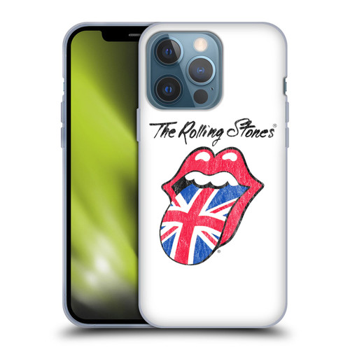 The Rolling Stones Key Art UK Tongue Soft Gel Case for Apple iPhone 13 Pro