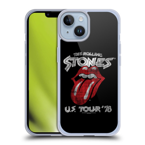 The Rolling Stones Key Art US Tour 78 Soft Gel Case for Apple iPhone 14