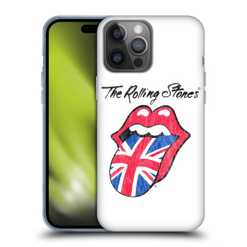 The Rolling Stones Key Art UK Tongue Soft Gel Case for Apple iPhone 14 Pro Max