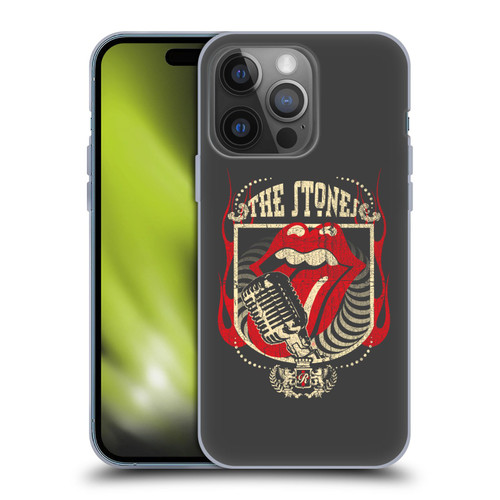 The Rolling Stones Key Art Jumbo Tongue Soft Gel Case for Apple iPhone 14 Pro