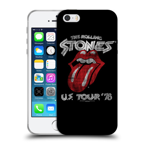 The Rolling Stones Key Art US Tour 78 Soft Gel Case for Apple iPhone 5 / 5s / iPhone SE 2016