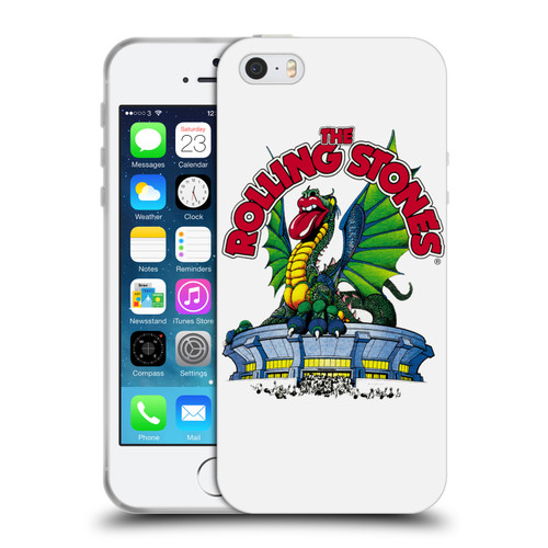 The Rolling Stones Key Art Dragon Soft Gel Case for Apple iPhone 5 / 5s / iPhone SE 2016
