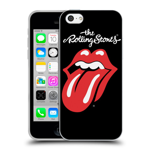 The Rolling Stones Key Art Tongue Classic Soft Gel Case for Apple iPhone 5c