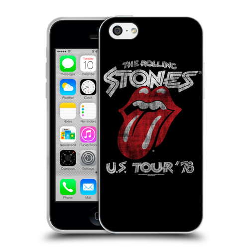 The Rolling Stones Key Art US Tour 78 Soft Gel Case for Apple iPhone 5c