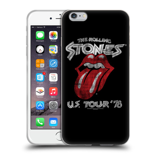 The Rolling Stones Key Art US Tour 78 Soft Gel Case for Apple iPhone 6 Plus / iPhone 6s Plus