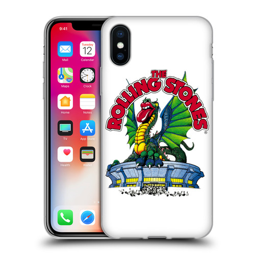 The Rolling Stones Key Art Dragon Soft Gel Case for Apple iPhone X / iPhone XS