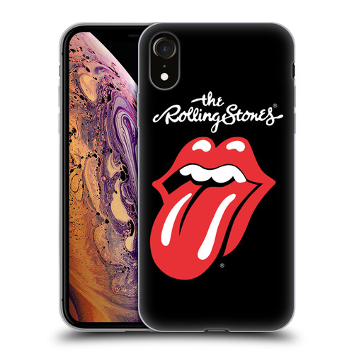 The Rolling Stones Key Art Tongue Classic Soft Gel Case for Apple iPhone XR