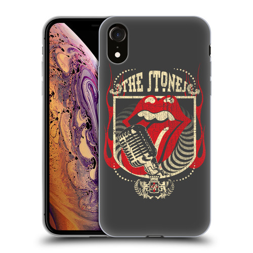 The Rolling Stones Key Art Jumbo Tongue Soft Gel Case for Apple iPhone XR