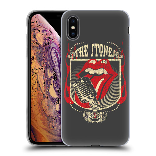 The Rolling Stones Key Art Jumbo Tongue Soft Gel Case for Apple iPhone XS Max