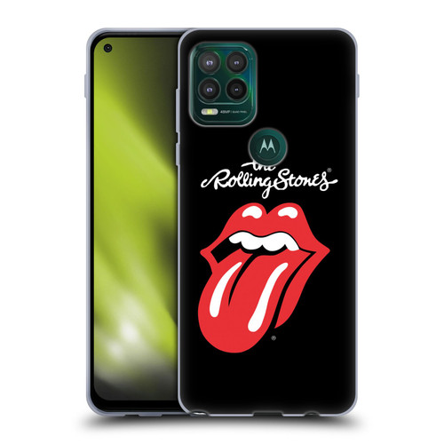 The Rolling Stones Key Art Tongue Classic Soft Gel Case for Motorola Moto G Stylus 5G 2021