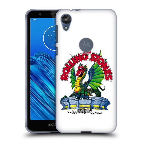 The Rolling Stones Key Art Dragon Soft Gel Case for Motorola Moto E6