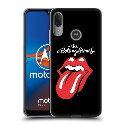 The Rolling Stones Key Art Tongue Classic Soft Gel Case for Motorola Moto E6 Plus