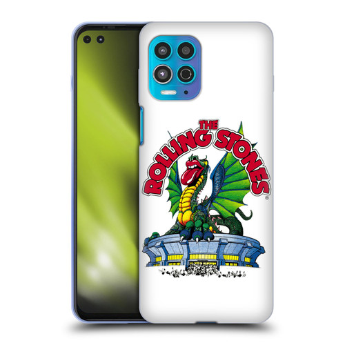 The Rolling Stones Key Art Dragon Soft Gel Case for Motorola Moto G100