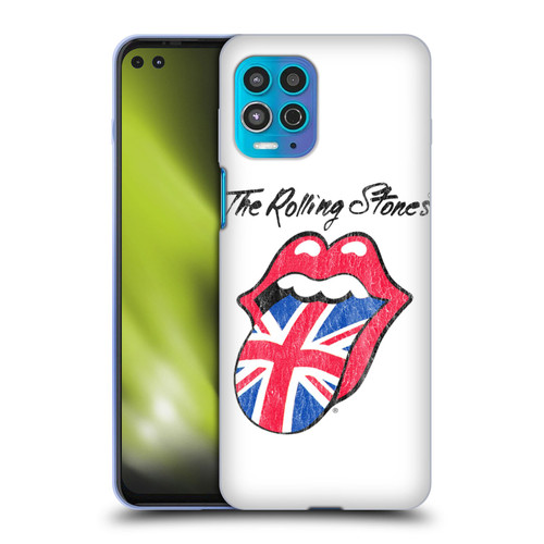 The Rolling Stones Key Art UK Tongue Soft Gel Case for Motorola Moto G100
