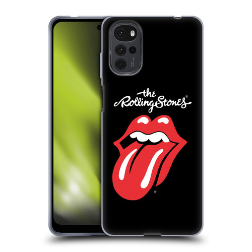 The Rolling Stones Key Art Tongue Classic Soft Gel Case for Motorola Moto G22