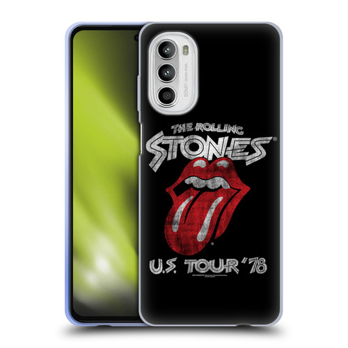 The Rolling Stones Key Art US Tour 78 Soft Gel Case for Motorola Moto G52