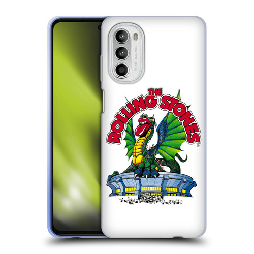 The Rolling Stones Key Art Dragon Soft Gel Case for Motorola Moto G52