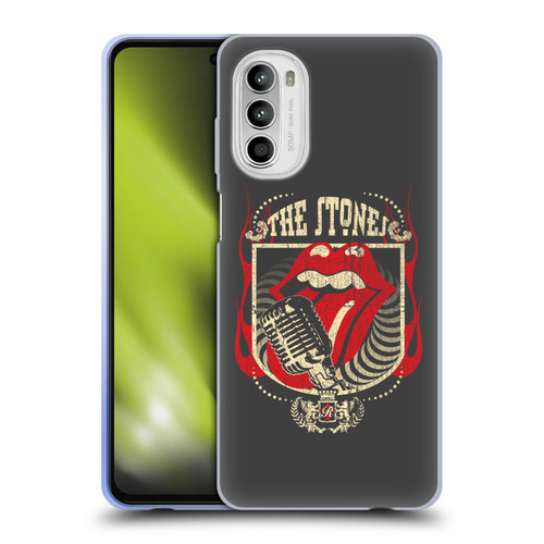 The Rolling Stones Key Art Jumbo Tongue Soft Gel Case for Motorola Moto G52