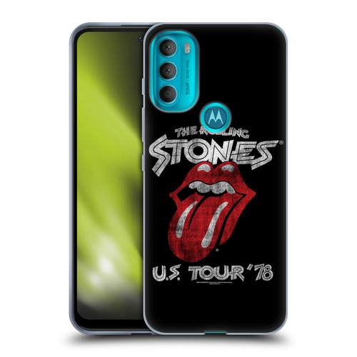 The Rolling Stones Key Art US Tour 78 Soft Gel Case for Motorola Moto G71 5G