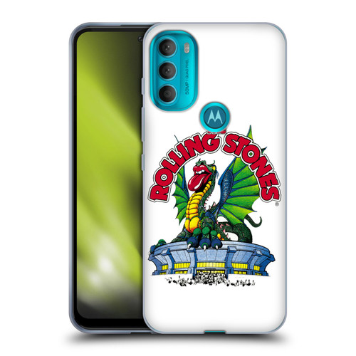 The Rolling Stones Key Art Dragon Soft Gel Case for Motorola Moto G71 5G