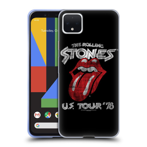 The Rolling Stones Key Art US Tour 78 Soft Gel Case for Google Pixel 4 XL