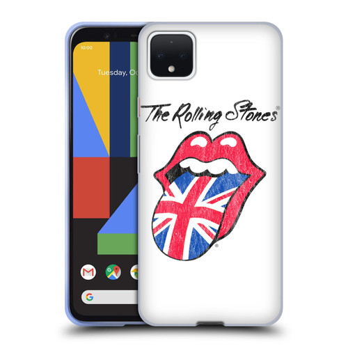 The Rolling Stones Key Art UK Tongue Soft Gel Case for Google Pixel 4 XL
