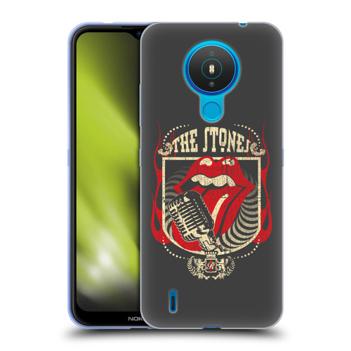 The Rolling Stones Key Art Jumbo Tongue Soft Gel Case for Nokia 1.4