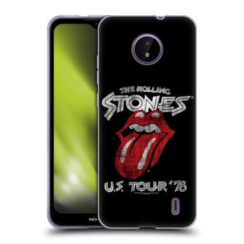 The Rolling Stones Key Art US Tour 78 Soft Gel Case for Nokia C10 / C20