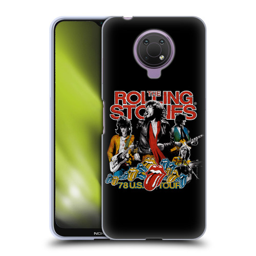 The Rolling Stones Key Art 78 US Tour Vintage Soft Gel Case for Nokia G10