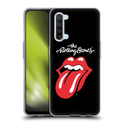 The Rolling Stones Key Art Tongue Classic Soft Gel Case for OPPO Find X2 Lite 5G