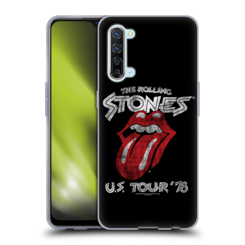 The Rolling Stones Key Art US Tour 78 Soft Gel Case for OPPO Find X2 Lite 5G