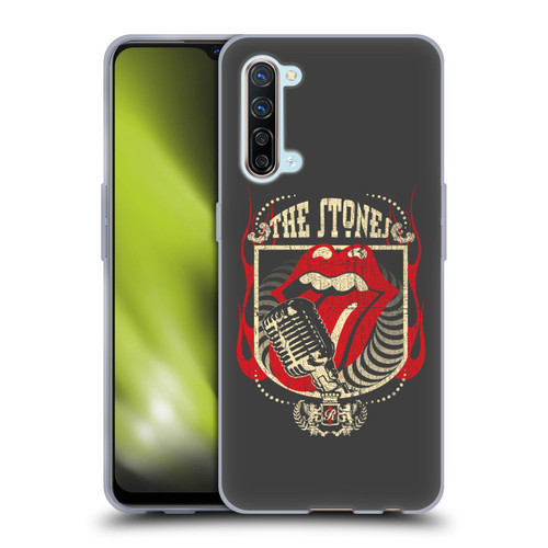 The Rolling Stones Key Art Jumbo Tongue Soft Gel Case for OPPO Find X2 Lite 5G