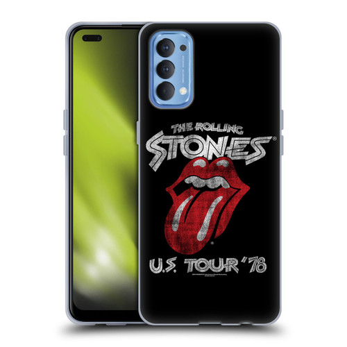The Rolling Stones Key Art US Tour 78 Soft Gel Case for OPPO Reno 4 5G