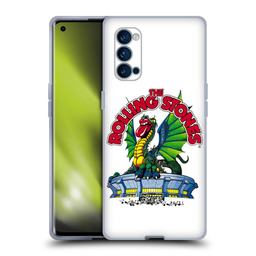 The Rolling Stones Key Art Dragon Soft Gel Case for OPPO Reno 4 Pro 5G