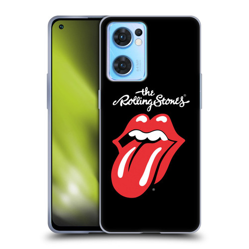 The Rolling Stones Key Art Tongue Classic Soft Gel Case for OPPO Reno7 5G / Find X5 Lite