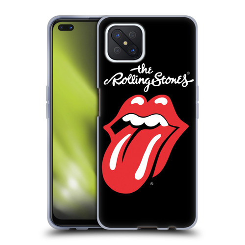 The Rolling Stones Key Art Tongue Classic Soft Gel Case for OPPO Reno4 Z 5G
