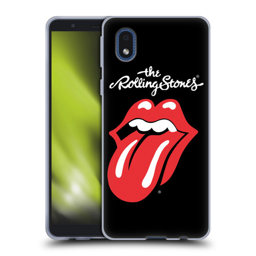The Rolling Stones Key Art Tongue Classic Soft Gel Case for Samsung Galaxy A01 Core (2020)