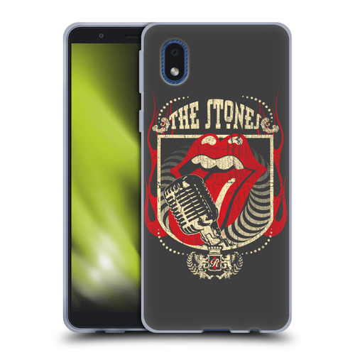 The Rolling Stones Key Art Jumbo Tongue Soft Gel Case for Samsung Galaxy A01 Core (2020)