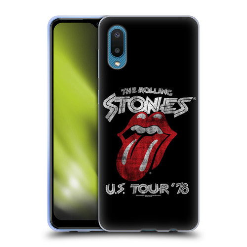 The Rolling Stones Key Art US Tour 78 Soft Gel Case for Samsung Galaxy A02/M02 (2021)