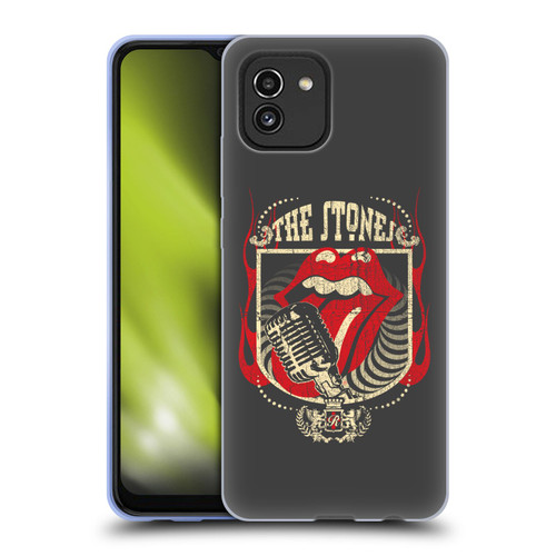 The Rolling Stones Key Art Jumbo Tongue Soft Gel Case for Samsung Galaxy A03 (2021)