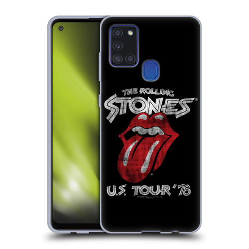 The Rolling Stones Key Art US Tour 78 Soft Gel Case for Samsung Galaxy A21s (2020)