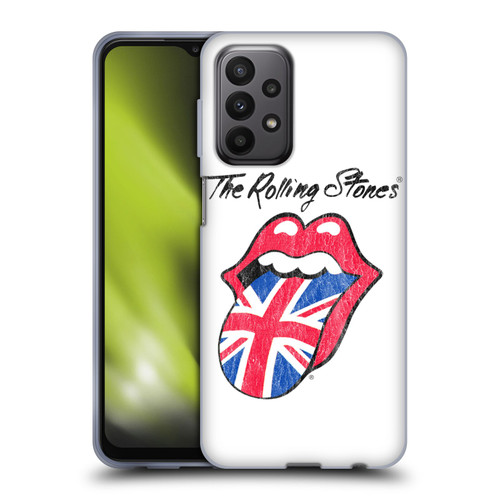 The Rolling Stones Key Art UK Tongue Soft Gel Case for Samsung Galaxy A23 / 5G (2022)
