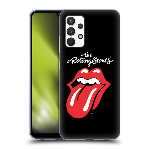 The Rolling Stones Key Art Tongue Classic Soft Gel Case for Samsung Galaxy A32 (2021)
