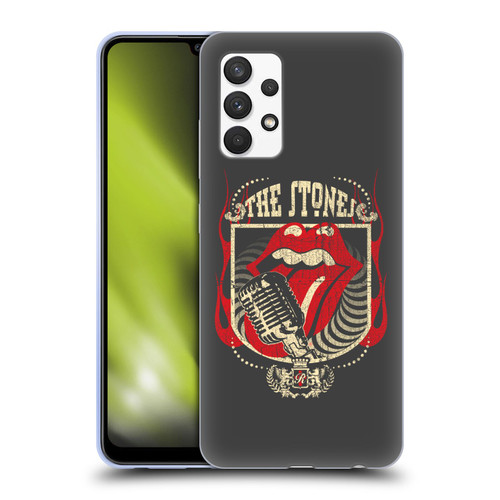 The Rolling Stones Key Art Jumbo Tongue Soft Gel Case for Samsung Galaxy A32 (2021)