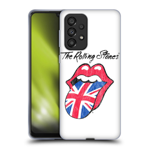 The Rolling Stones Key Art UK Tongue Soft Gel Case for Samsung Galaxy A33 5G (2022)